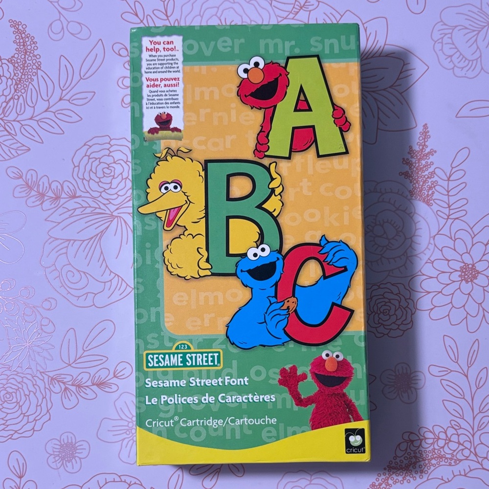 Cricut Cartridge Sesame Street Font ABC